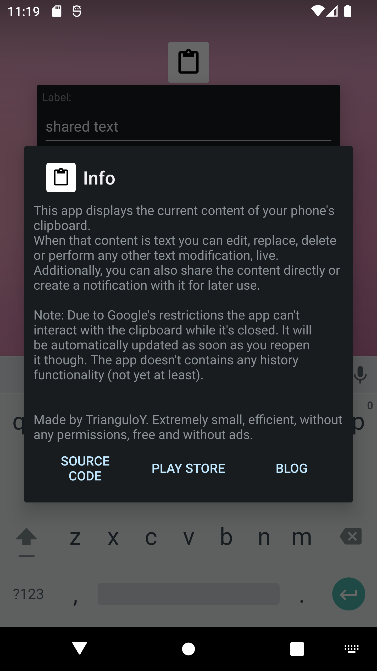 Simple Clipboard Editor screenshot 2