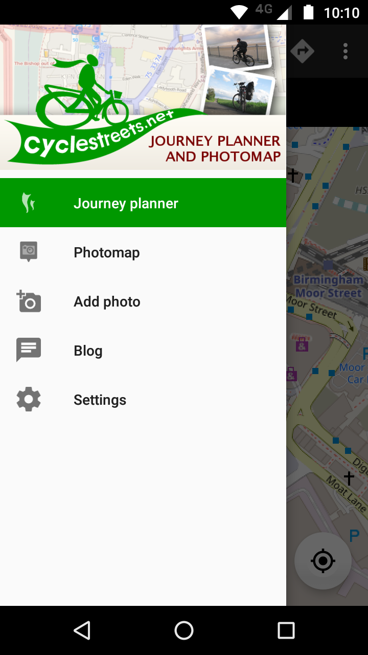 CycleStreets screenshot 2
