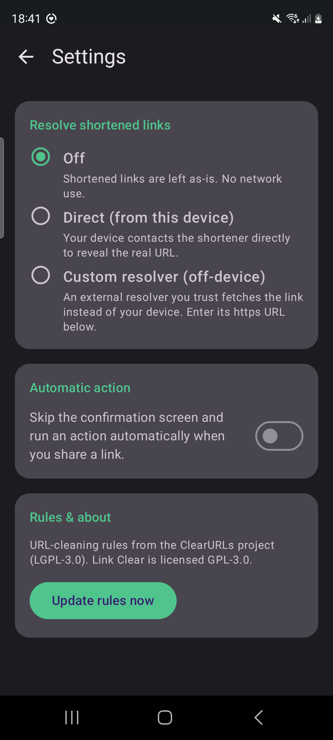 Link Clear screenshot 3