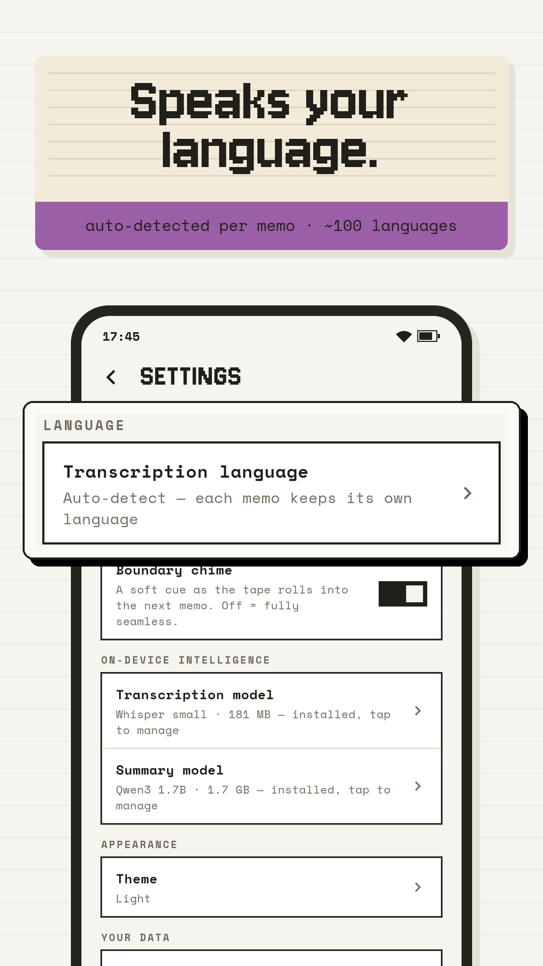 Diktafon: Voice Memos on Tape screenshot 12