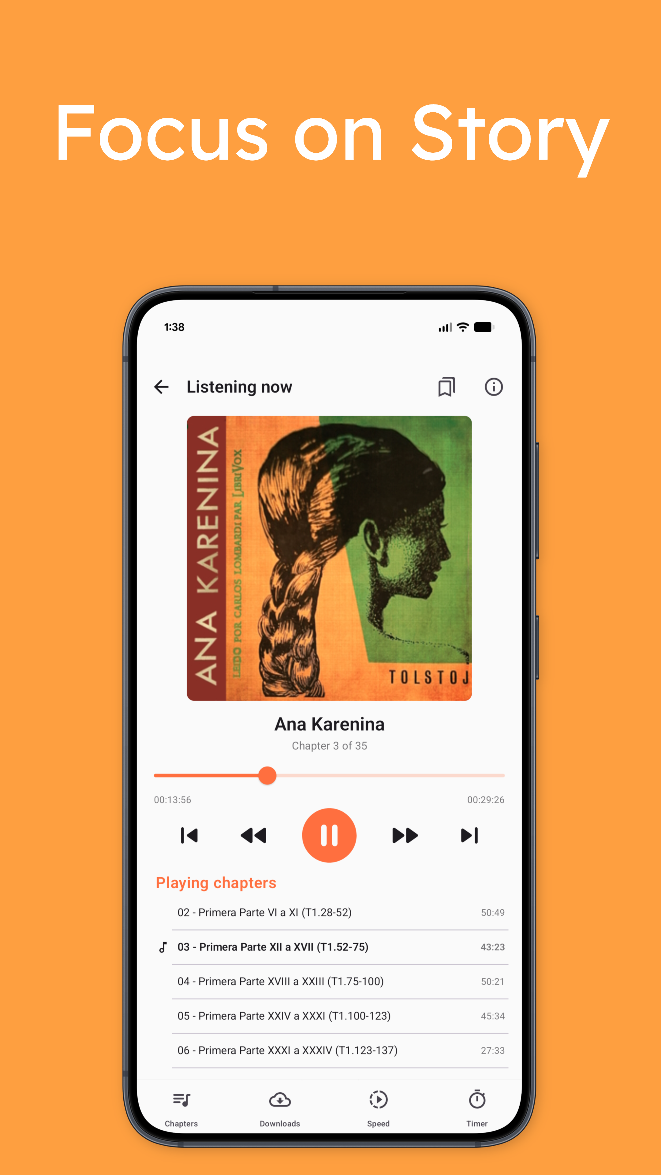 Lissen: Audiobookshelf client screenshot 2