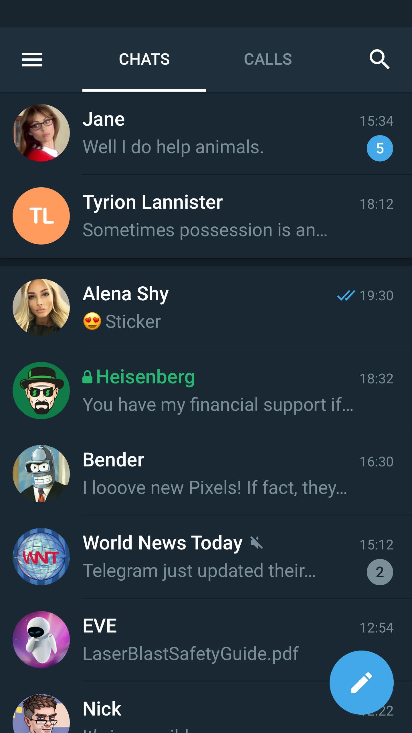 Telegram X FOSS screenshot 1