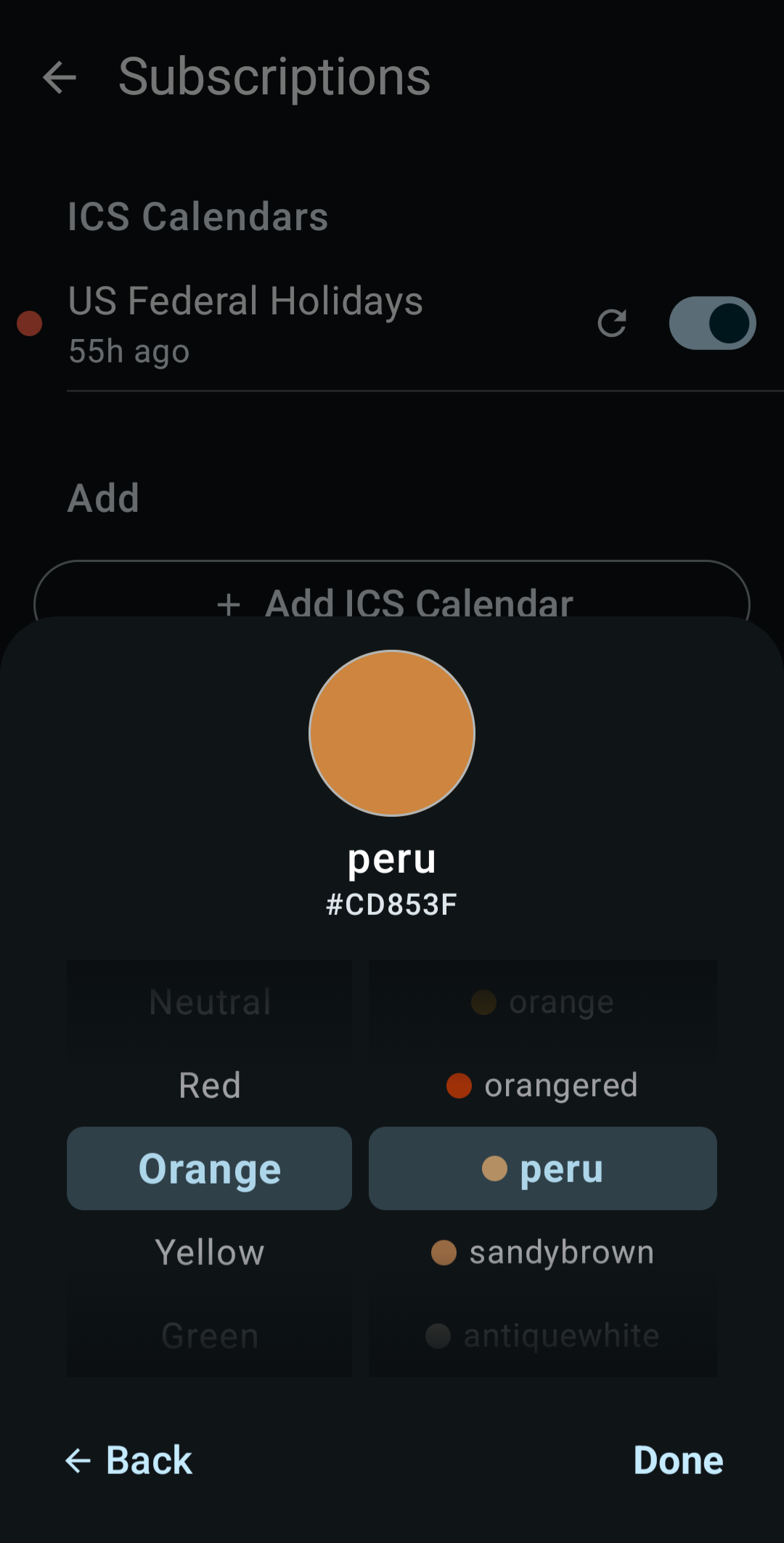 KashCal screenshot 6