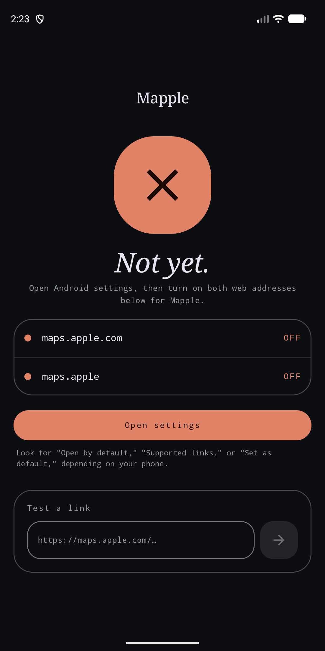 Mapple: Redirect Apple Maps screenshot 3