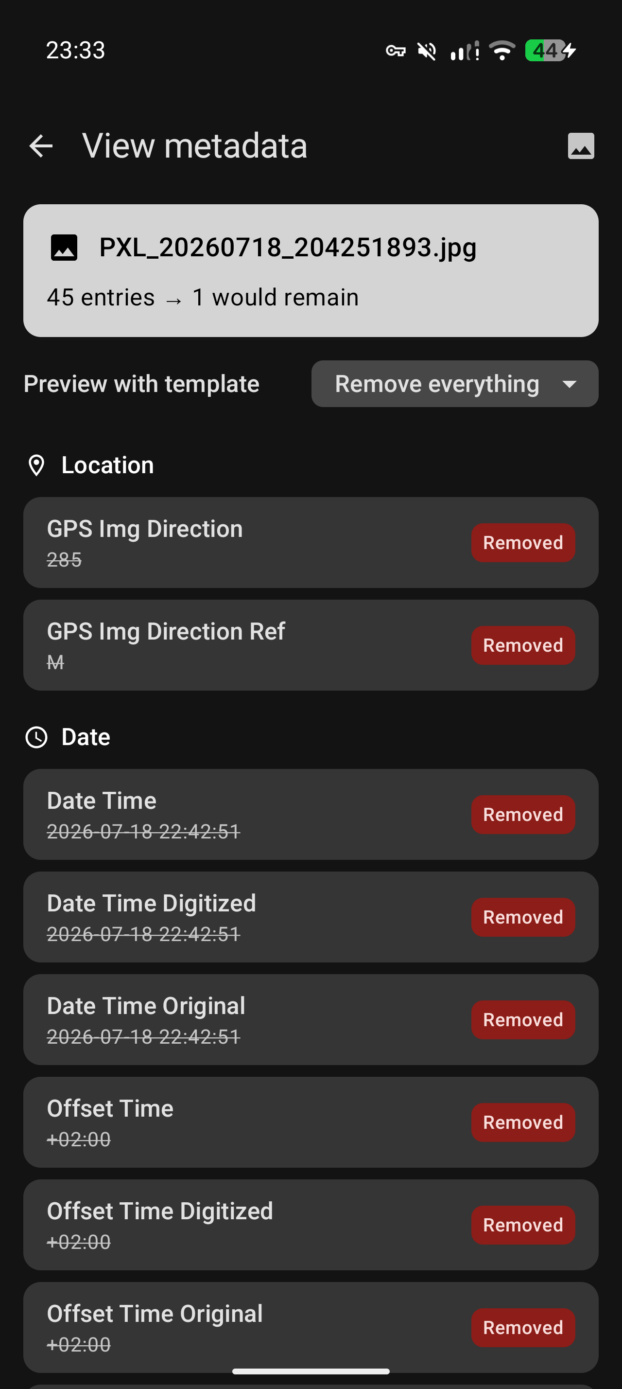 EXIF Remove - Strip, Randomize & View Metadata screenshot 4