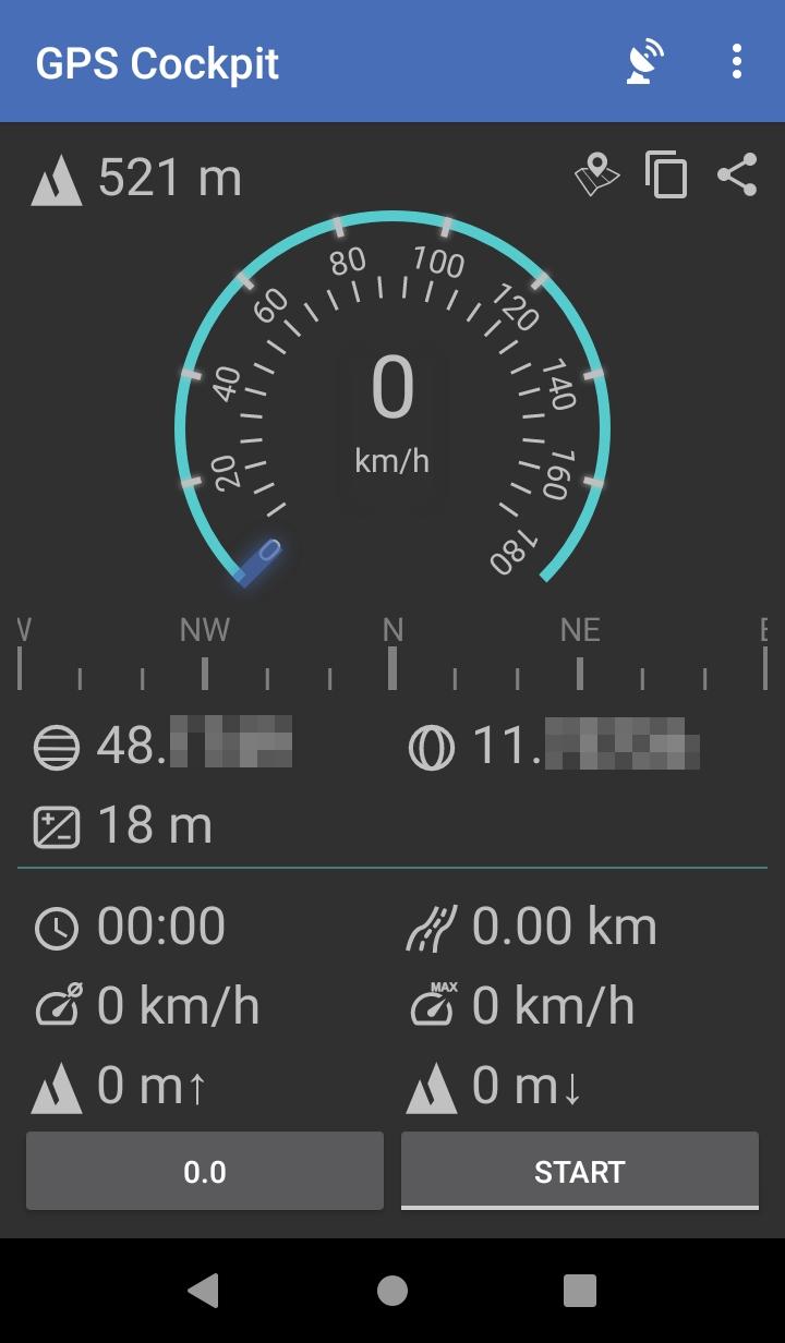 GPS Cockpit screenshot 1