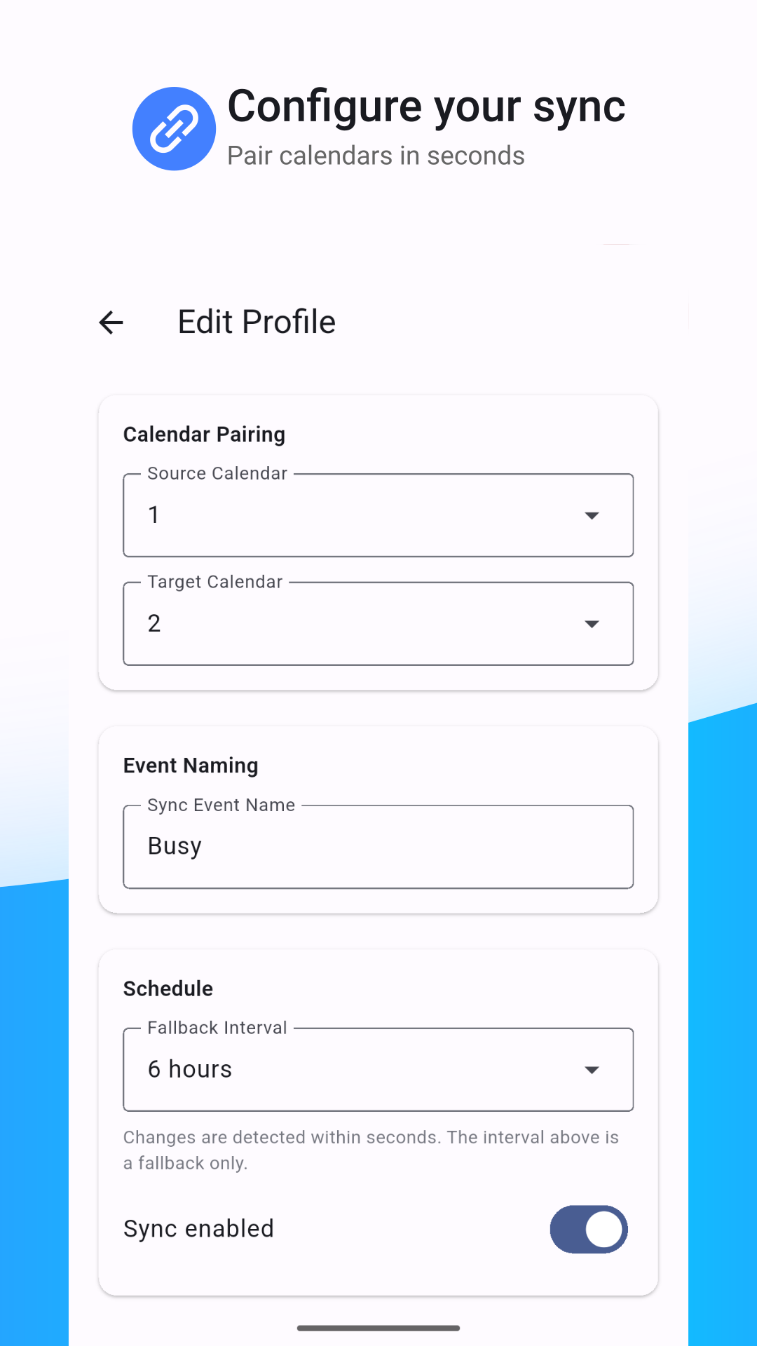 CalSync - Local Calendar Sync screenshot 2