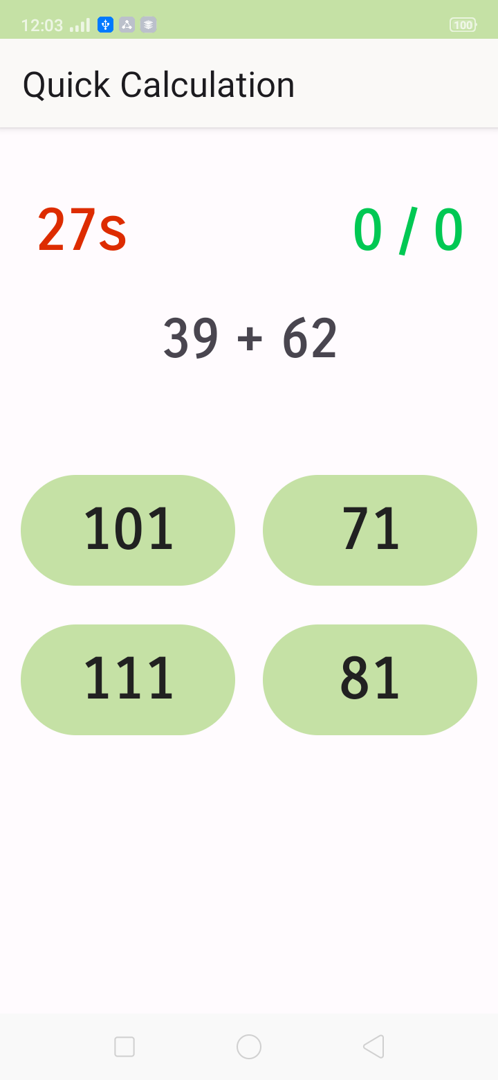 Quick Calculation screenshot 2
