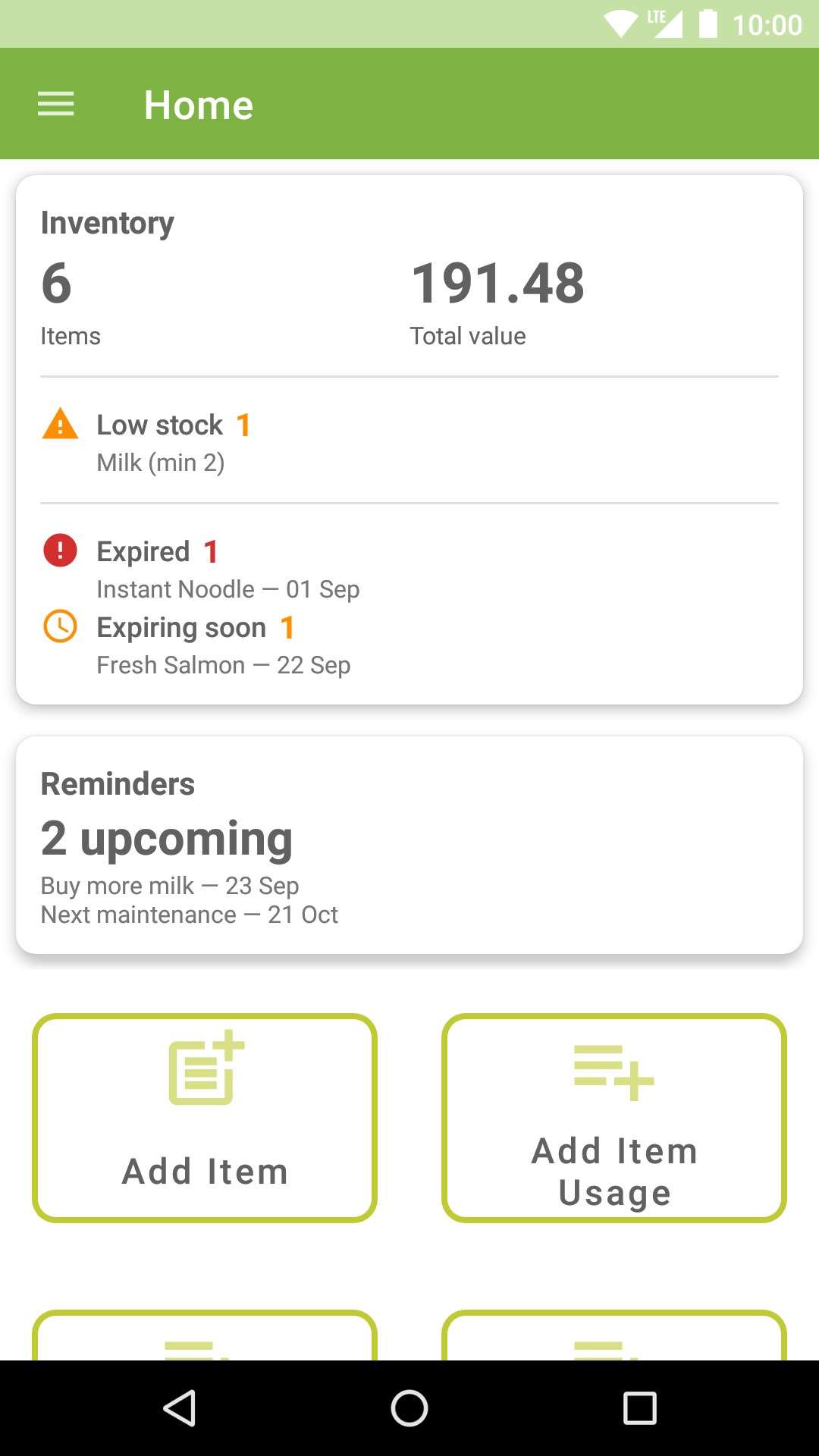 Personal Stuff screenshot 1