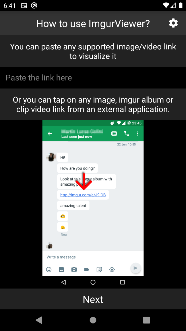 ImgurViewer screenshot 1