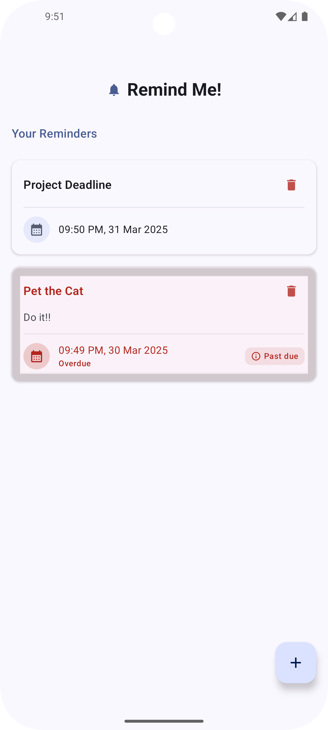 Remind Me! screenshot 1