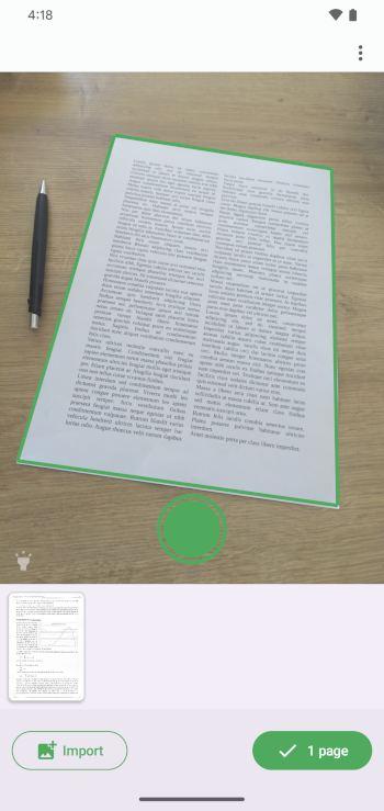FairScan – PDF Scanner screenshot 1