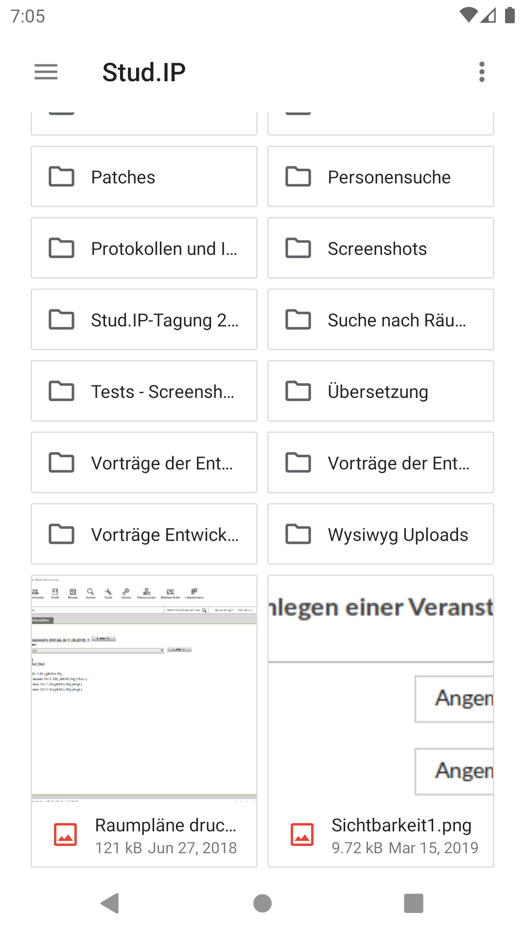 unofficial Stud.IP-app screenshot 9