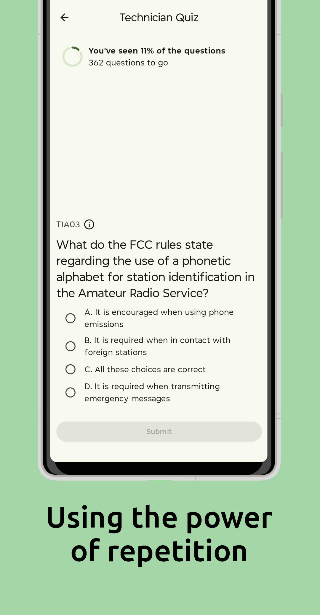 Ham Test screenshot 2