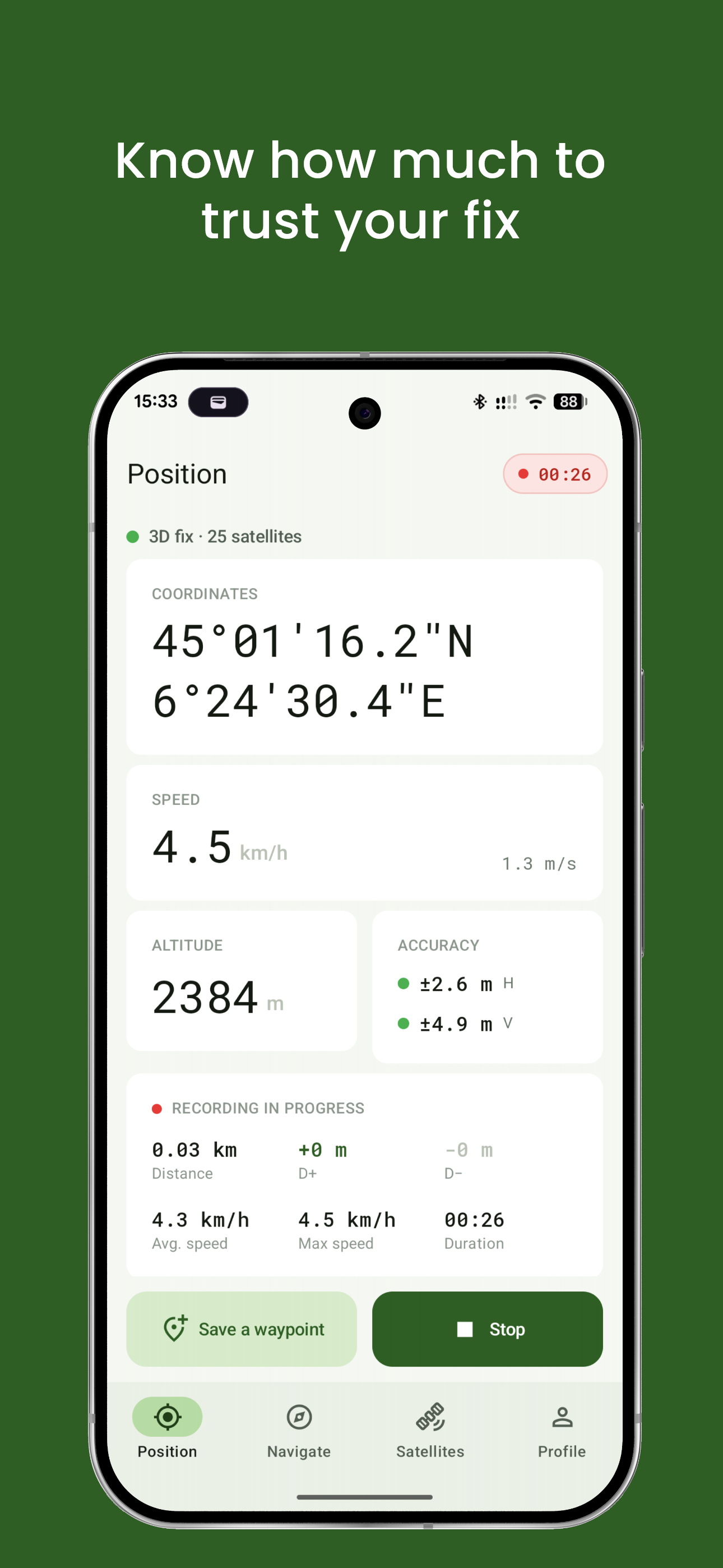 CairnGPS screenshot 1