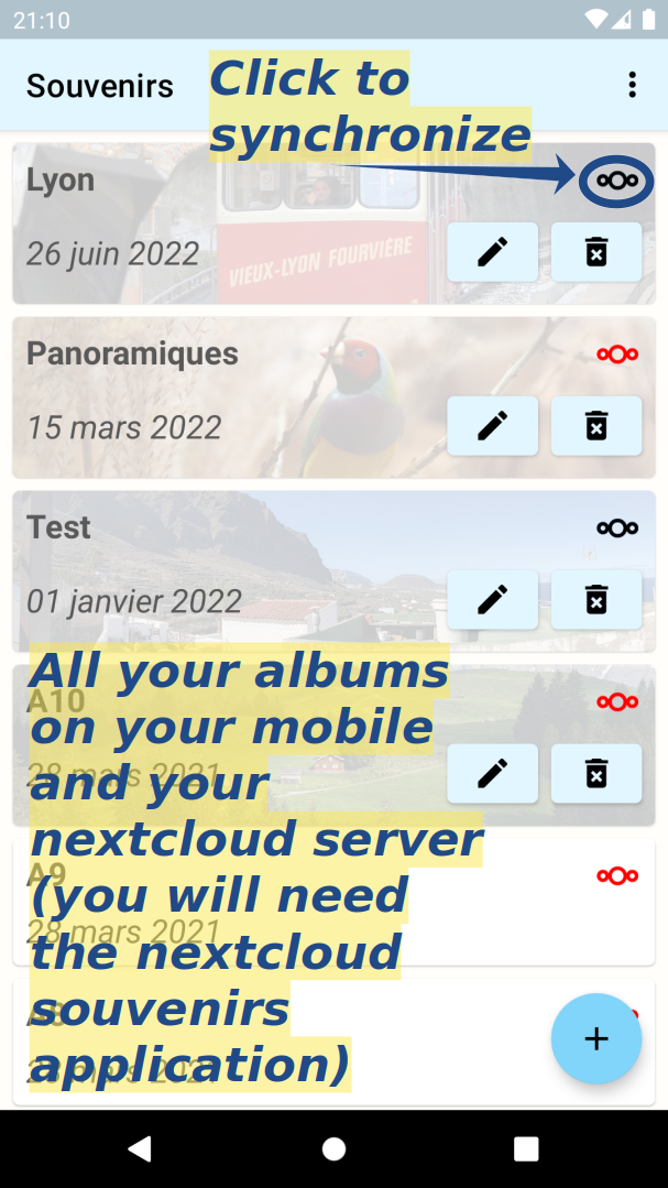 Souvenirs screenshot 1