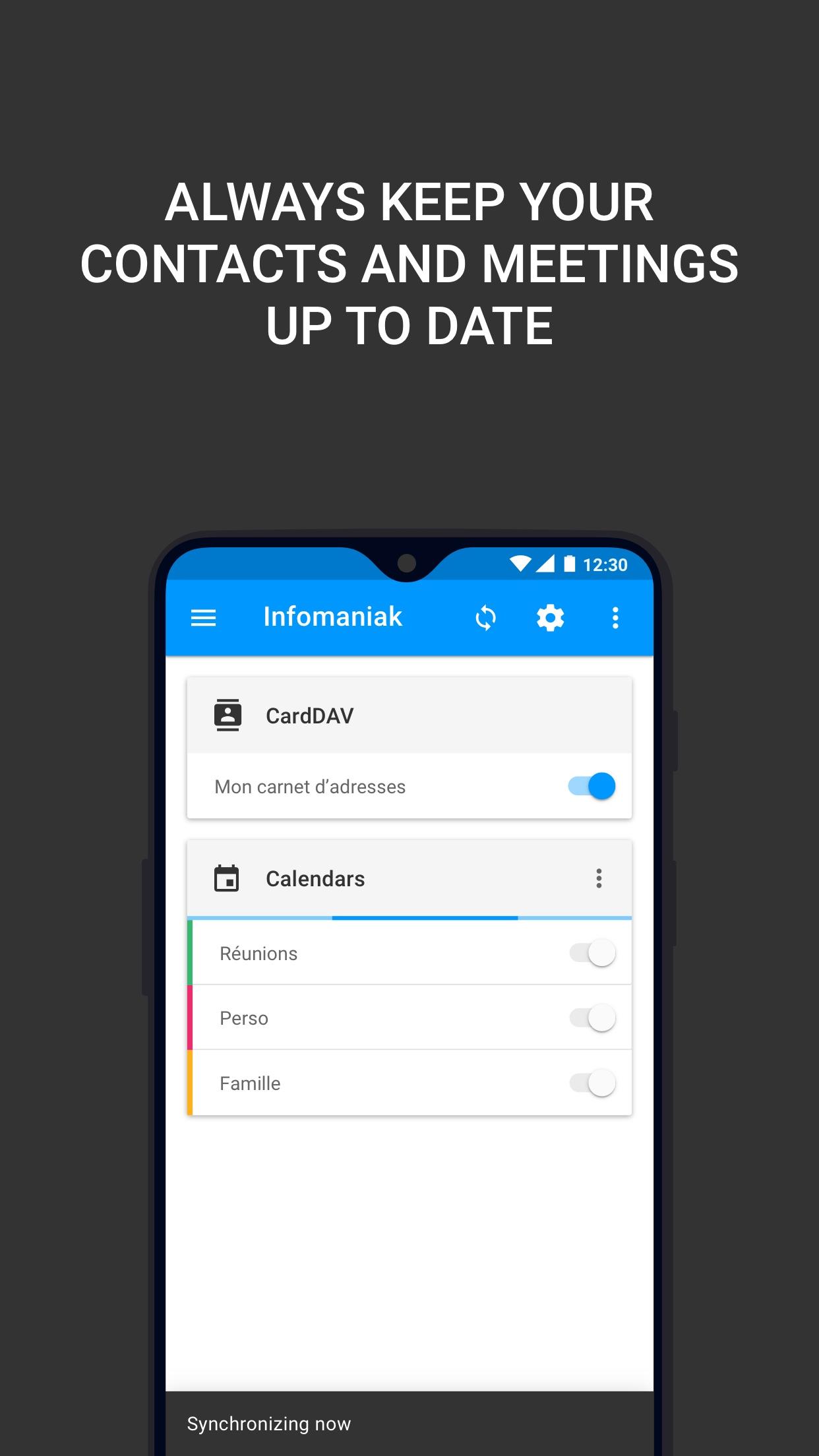 Infomaniak kSync screenshot 5