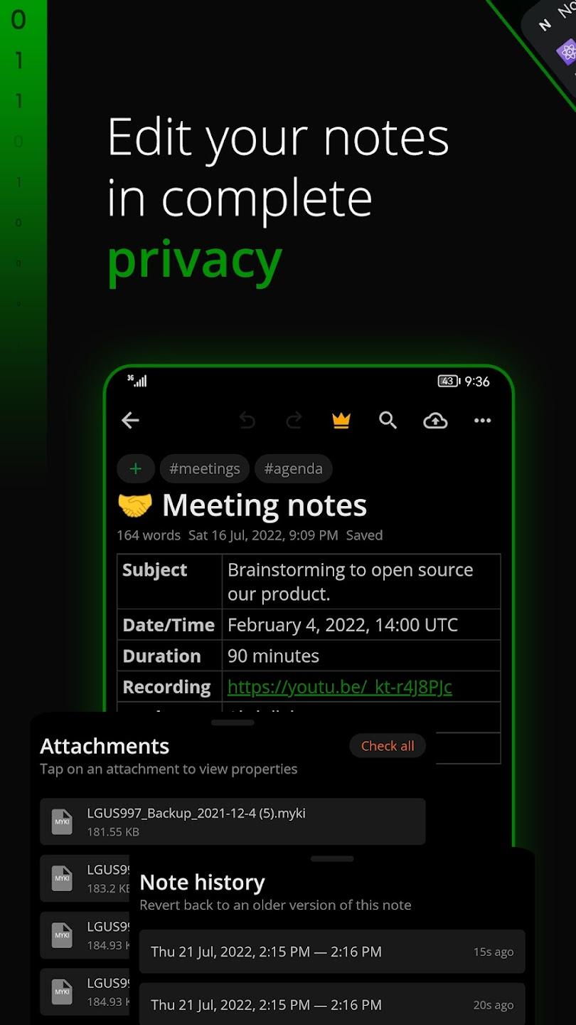 Notesnook - Private notes app screenshot 5