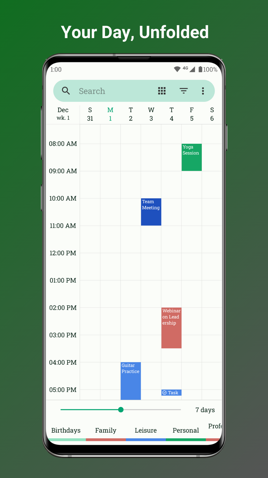 Fossify Calendar screenshot 3