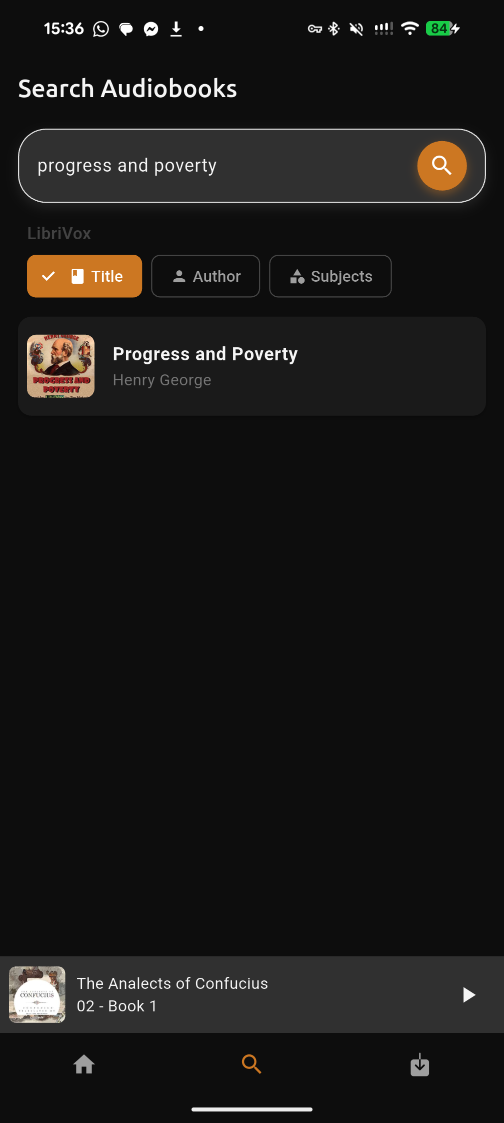 Aradia: LibriVox listener screenshot 4