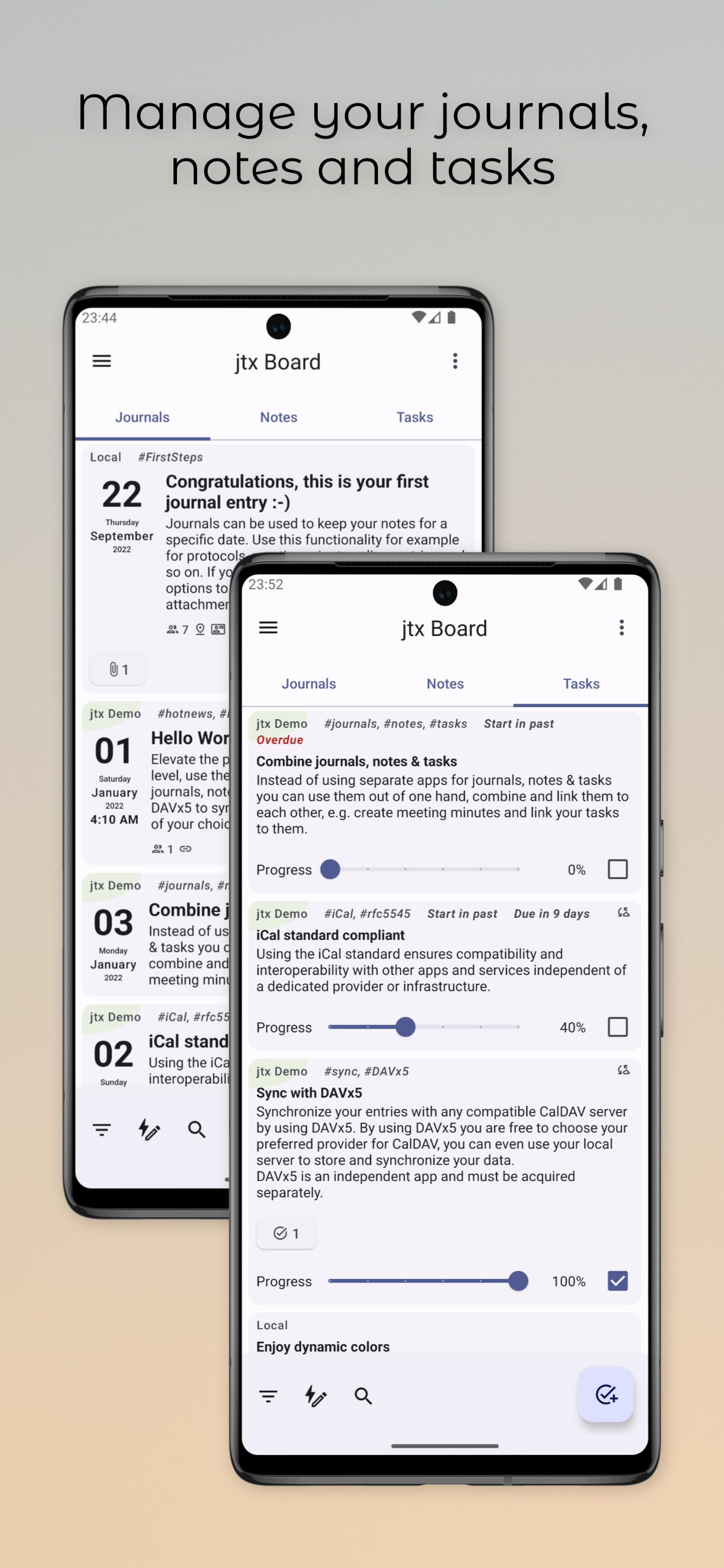 jtx Board journals|notes|tasks screenshot 6