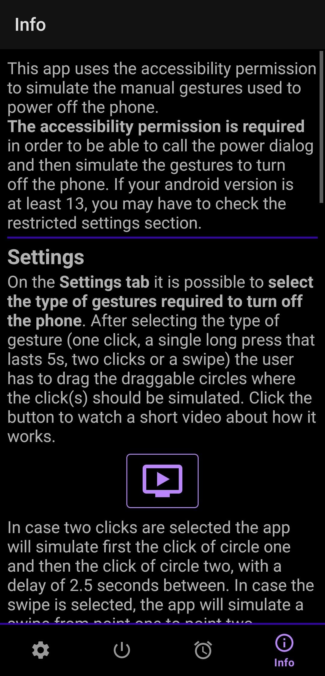 Timed Shutdown [No Root] screenshot 1