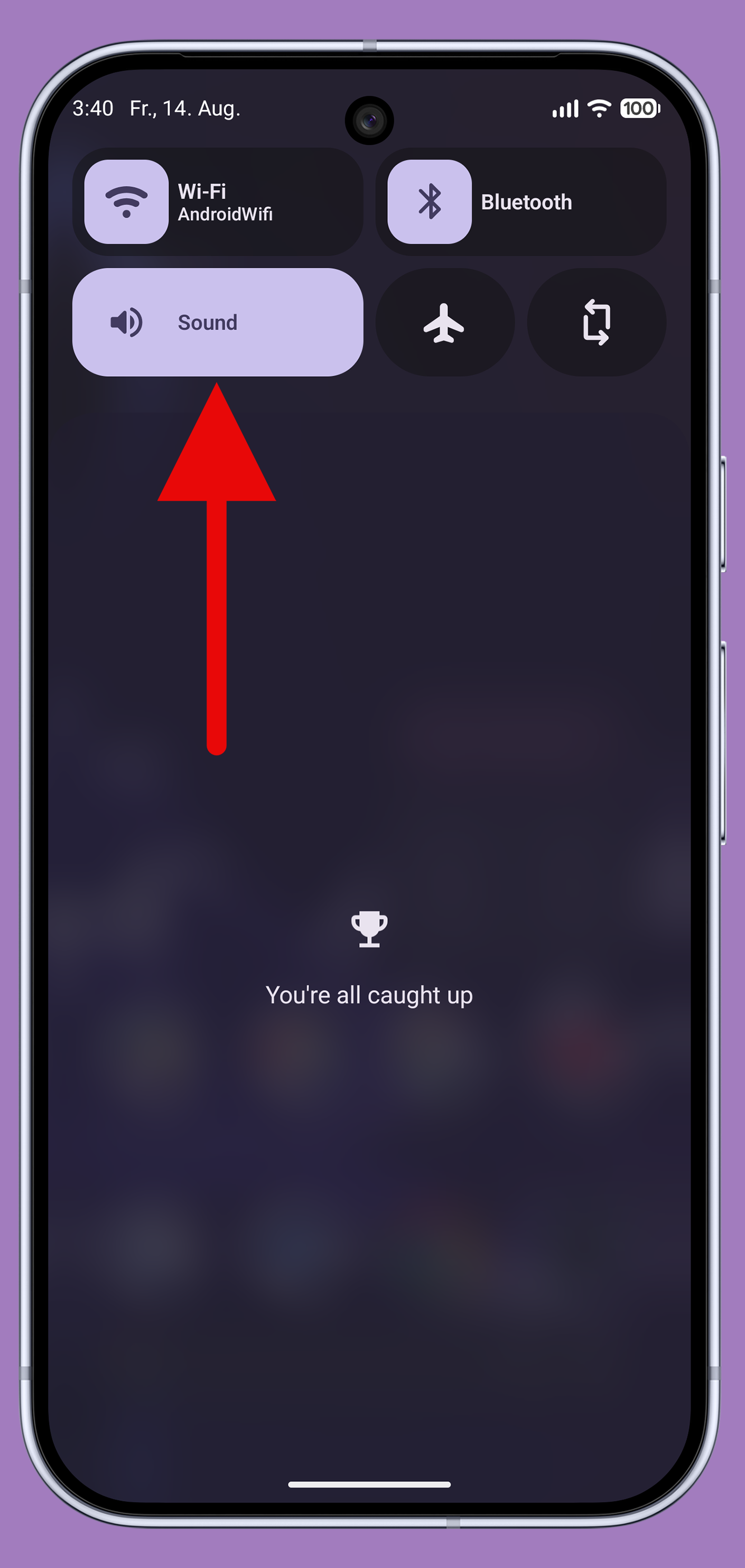 Quick Settings Sound Profile screenshot 1
