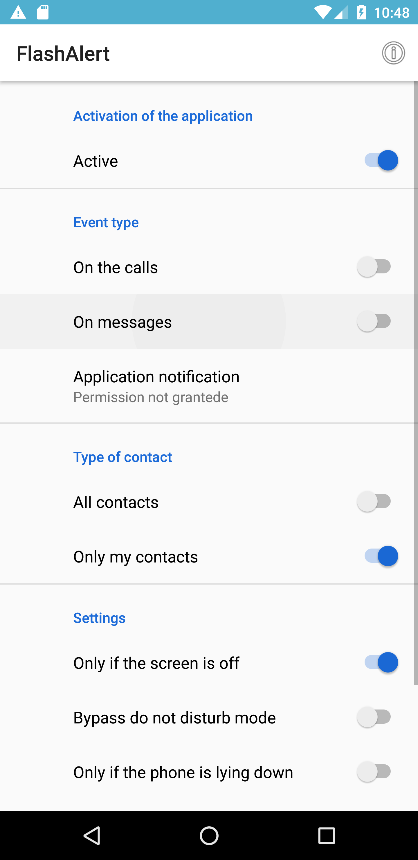 Flash Alert (Calls & SMS) screenshot 9
