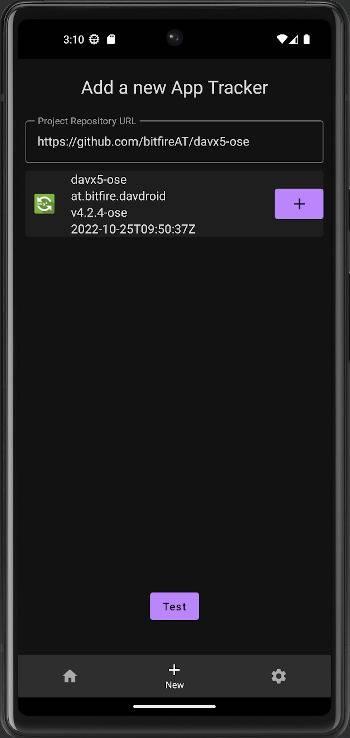 OSS Tracker screenshot 2