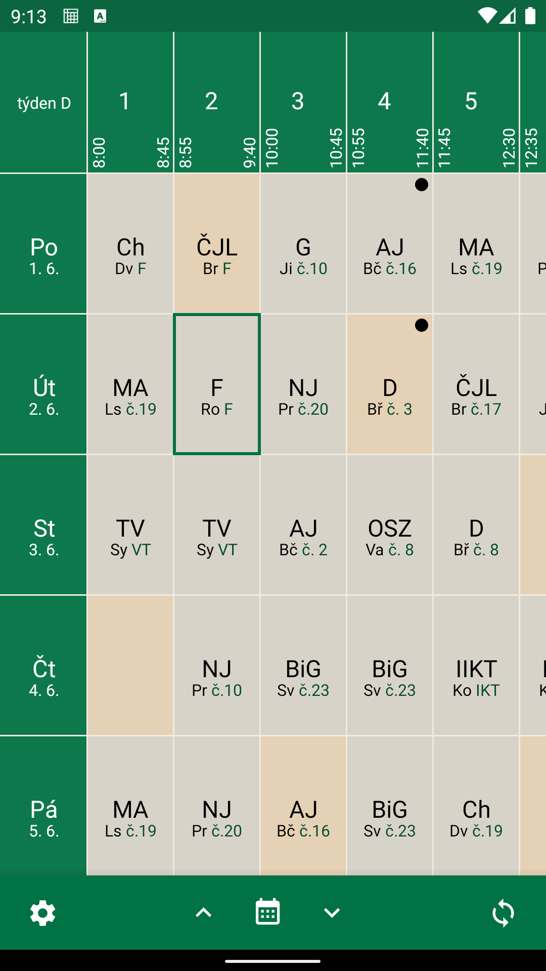 Better Schedule (Bakaláři) screenshot 5