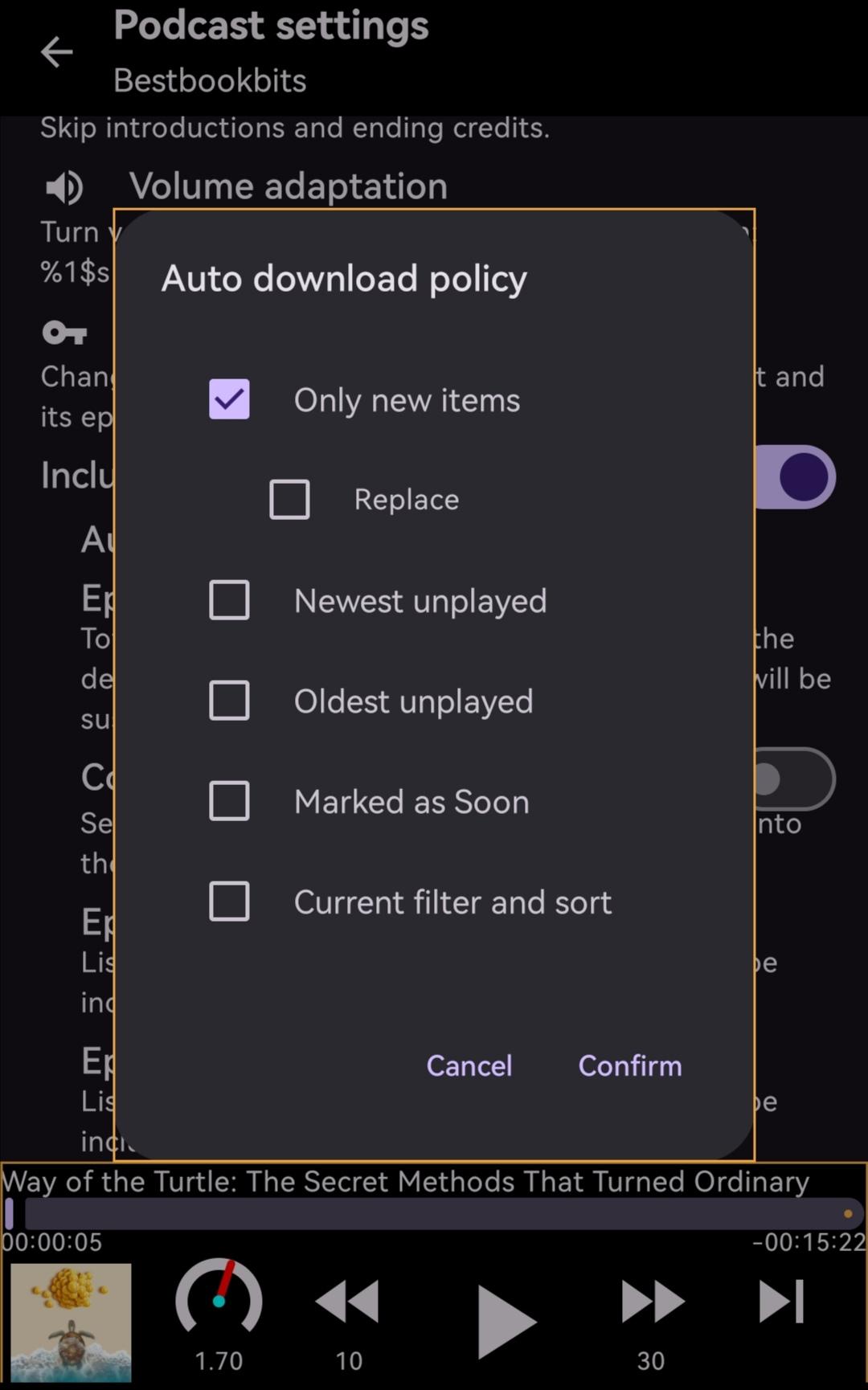 Podcini.X - Podcast instrument screenshot 14