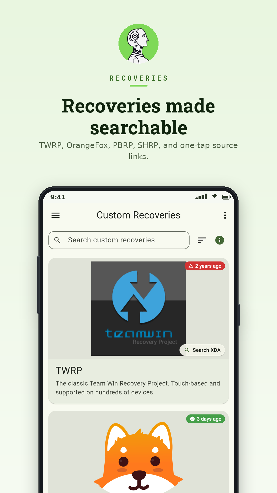 Custom RR: ROMs & Recovery screenshot 4