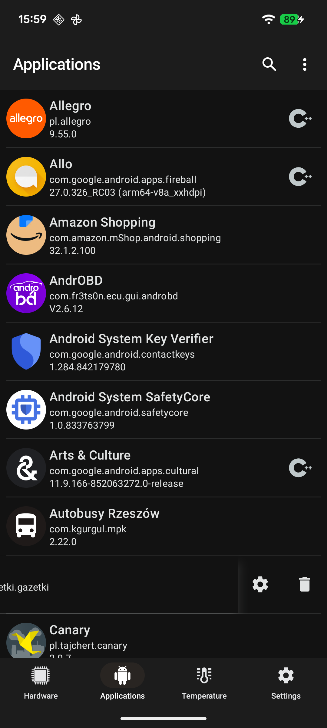 CPU Info screenshot 2