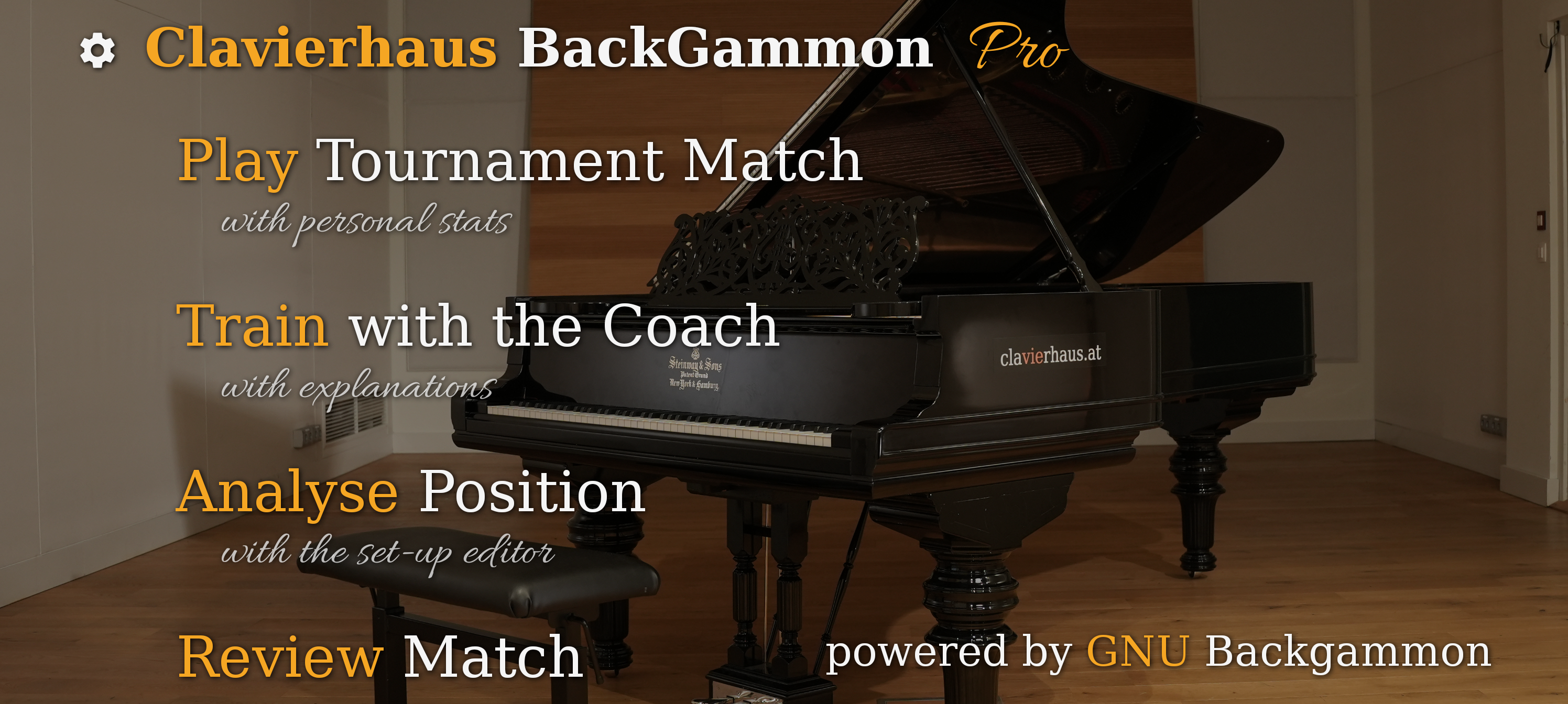 CBG -- Clavierhaus BackGammon screenshot 1