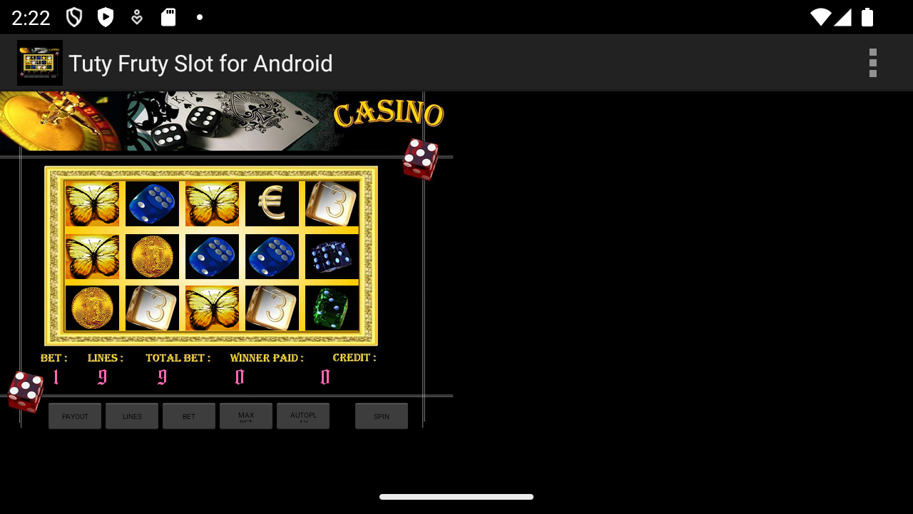 Tuty Fruty Slot for Android screenshot 1