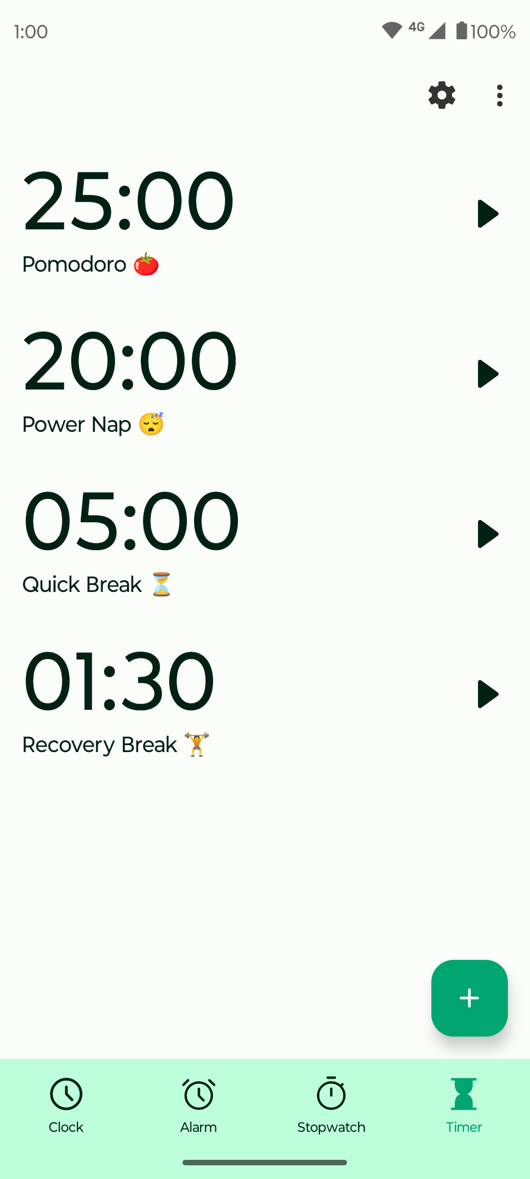 Fossify Clock Beta screenshot 3