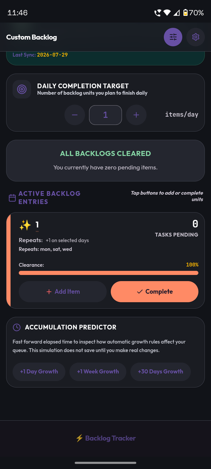 Backlog Tracker screenshot 7