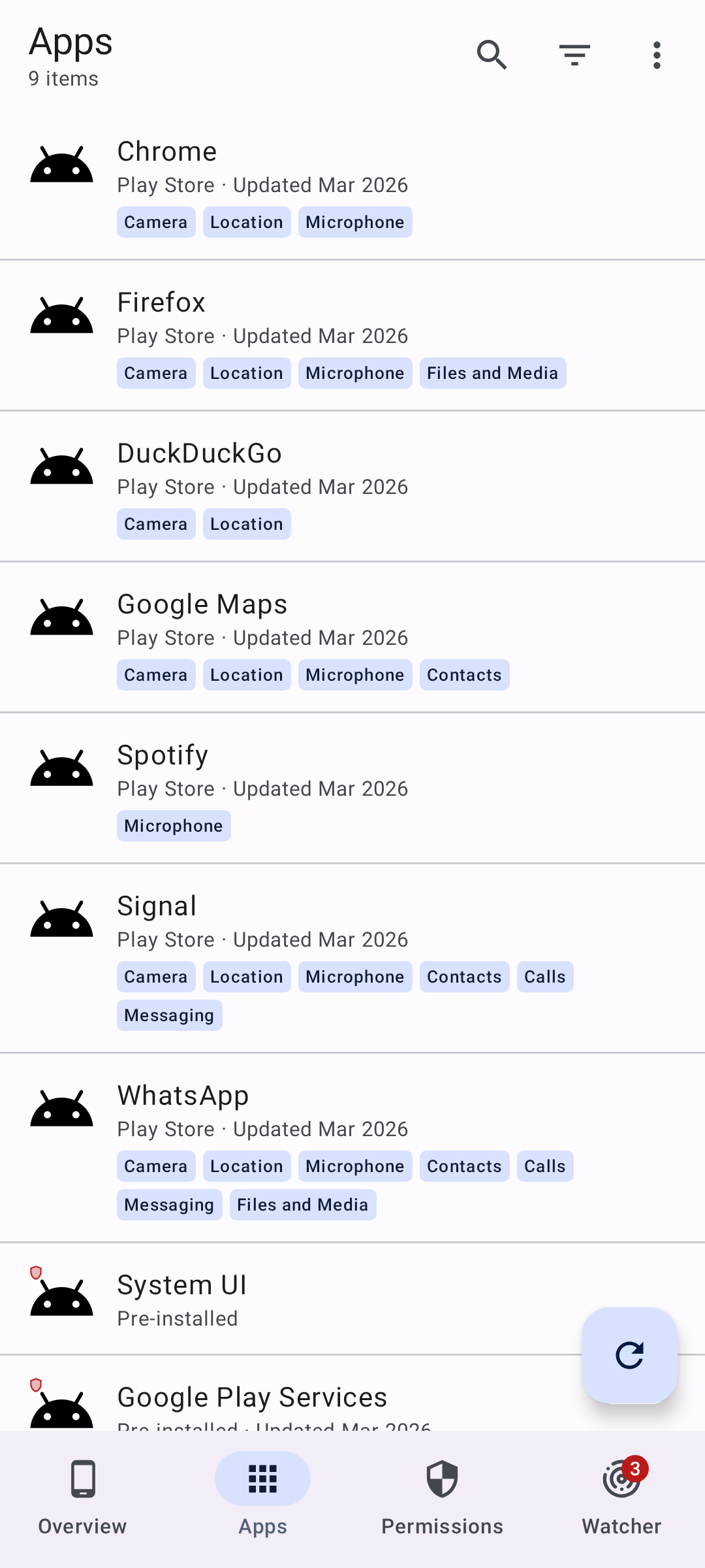Permission Pilot screenshot 2