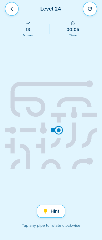 Pipes: Water Flow Puzzle screenshot 2