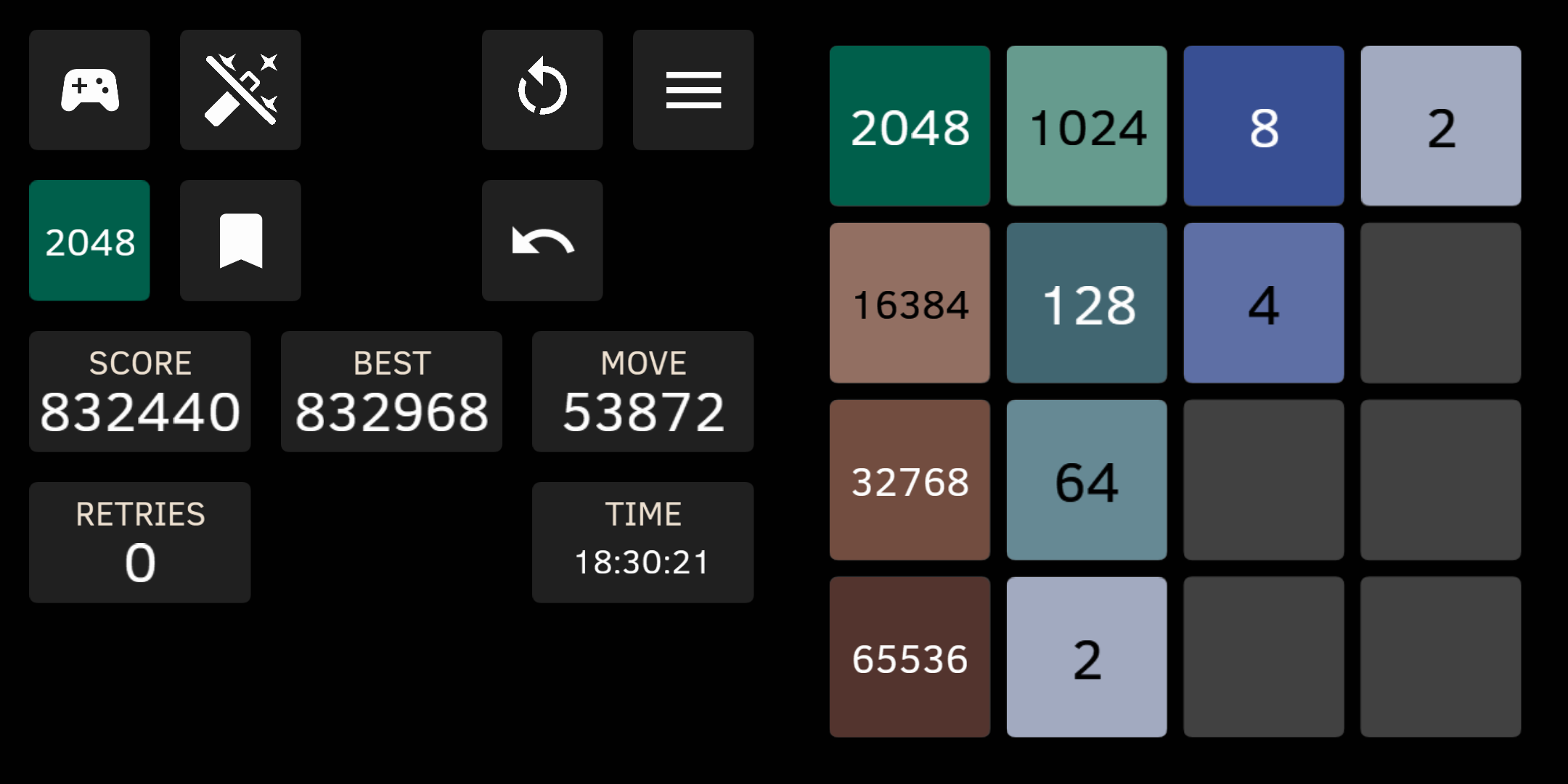 2048 Open Fun Game screenshot 2