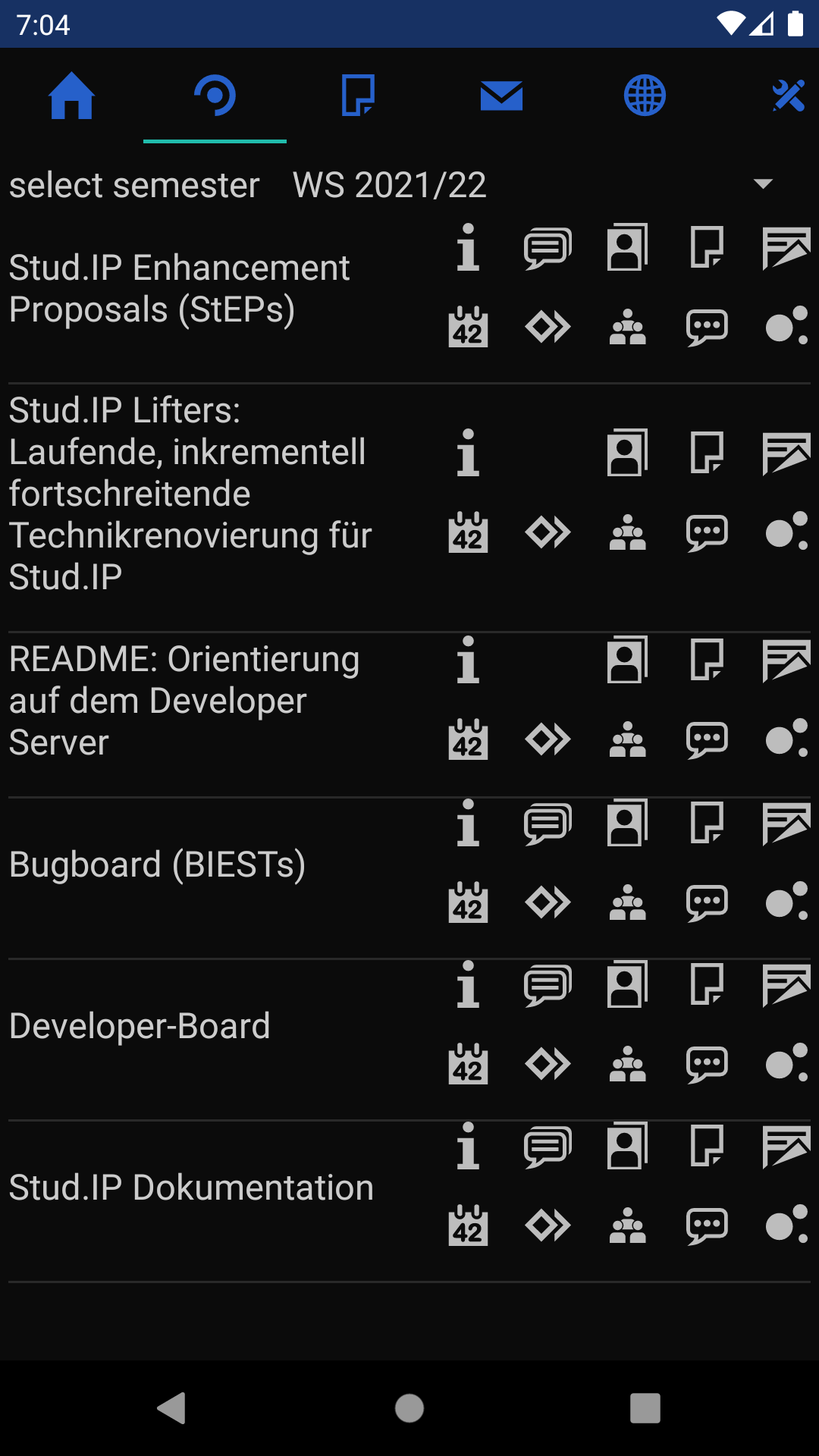 unofficial Stud.IP-app screenshot 5