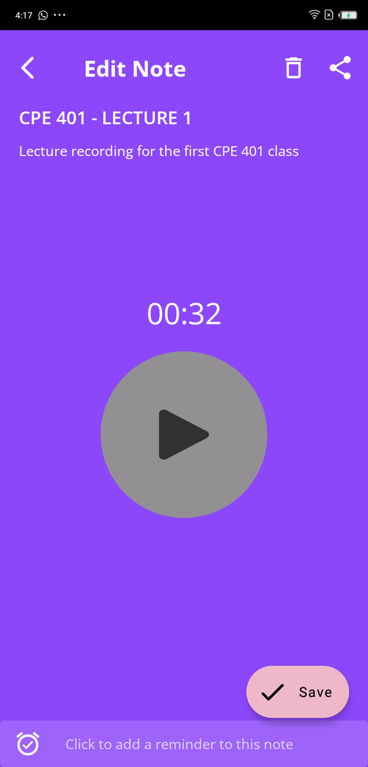 Audio Notes screenshot 3