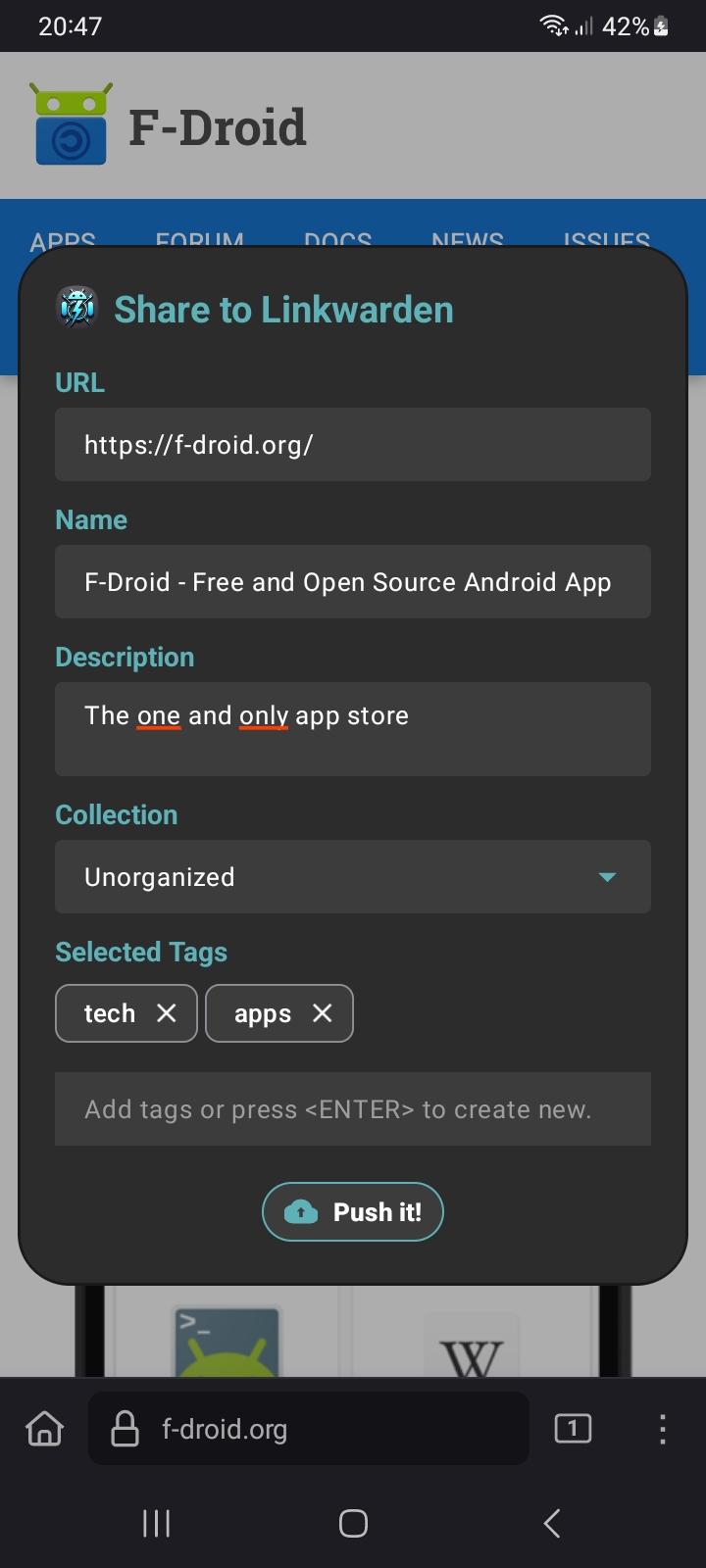 LinkDroid for Linkwarden screenshot 5