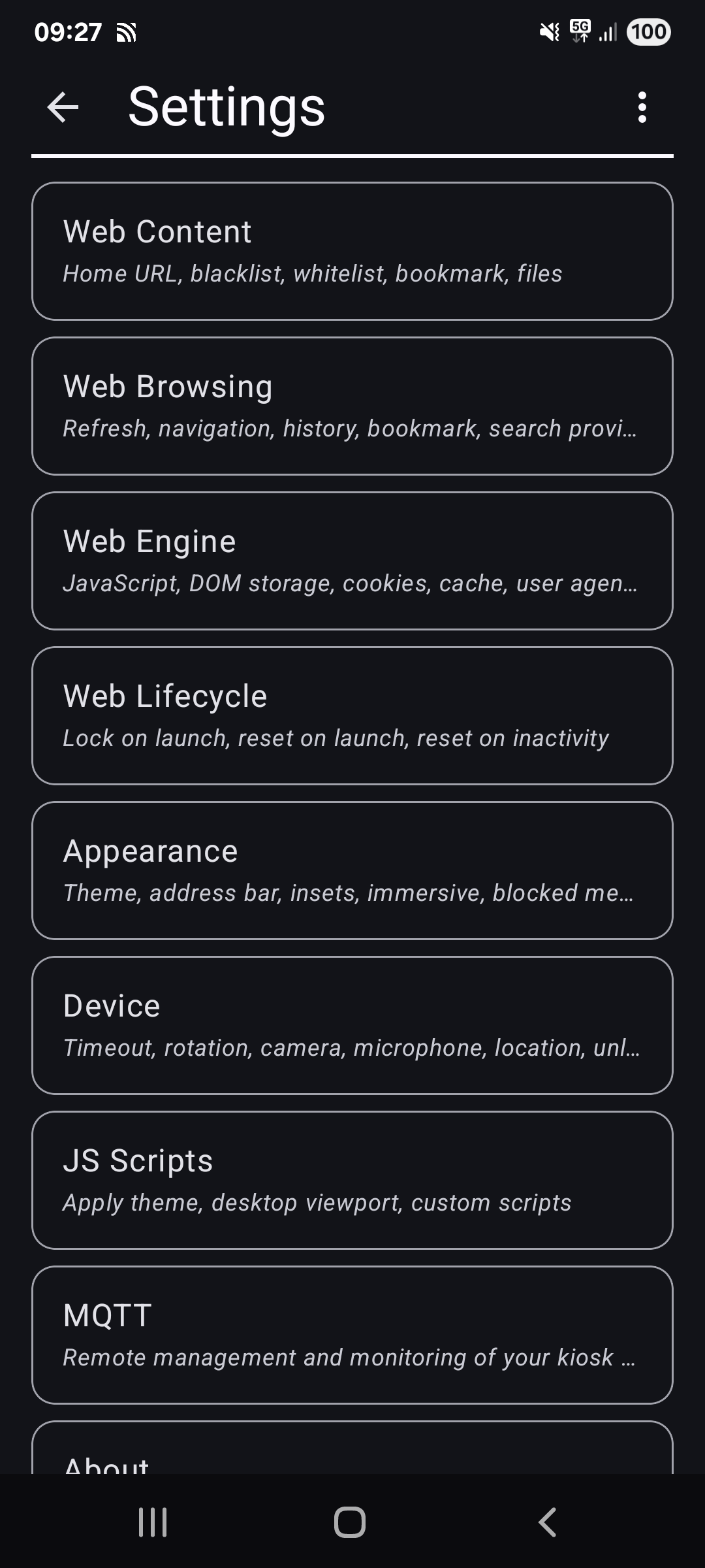Webview Kiosk screenshot 7