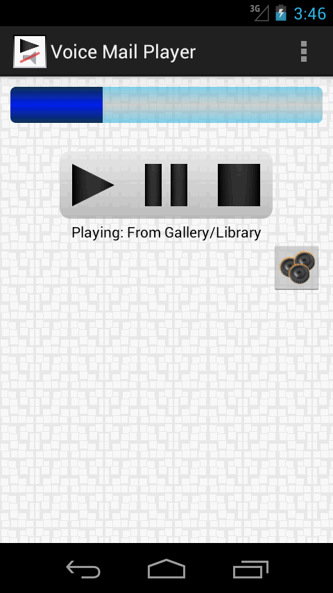 Voice Mail Player screenshot 1