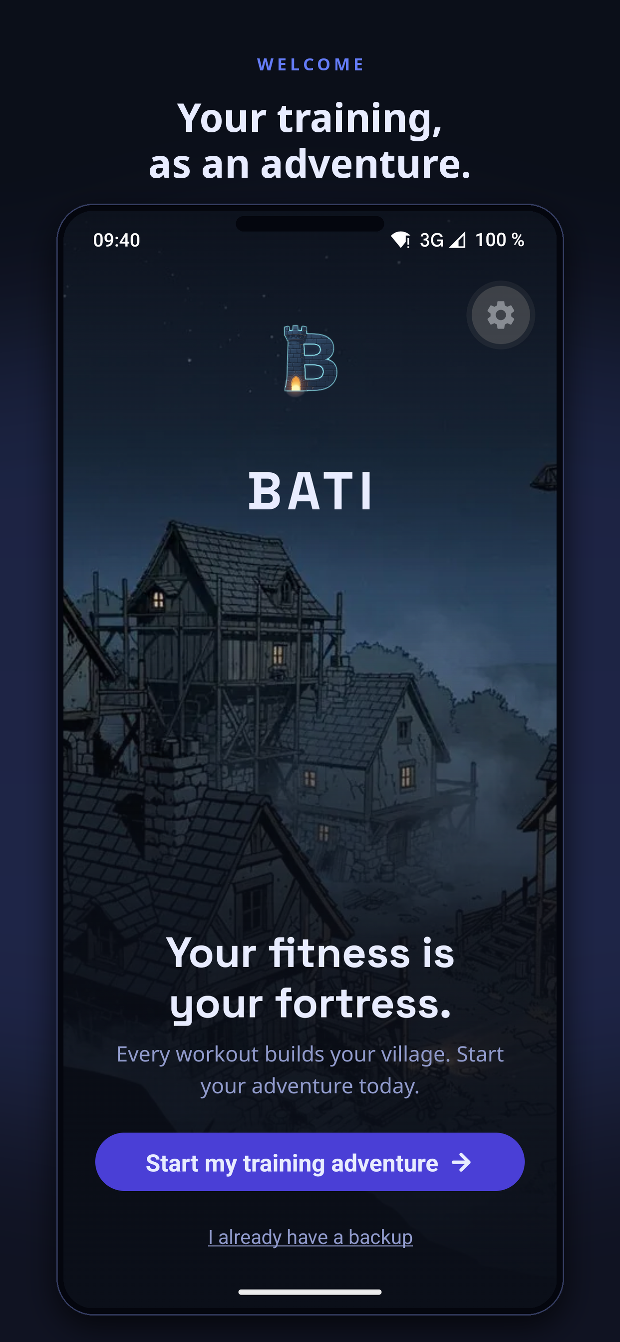 Bati: Fitness RPG screenshot 1