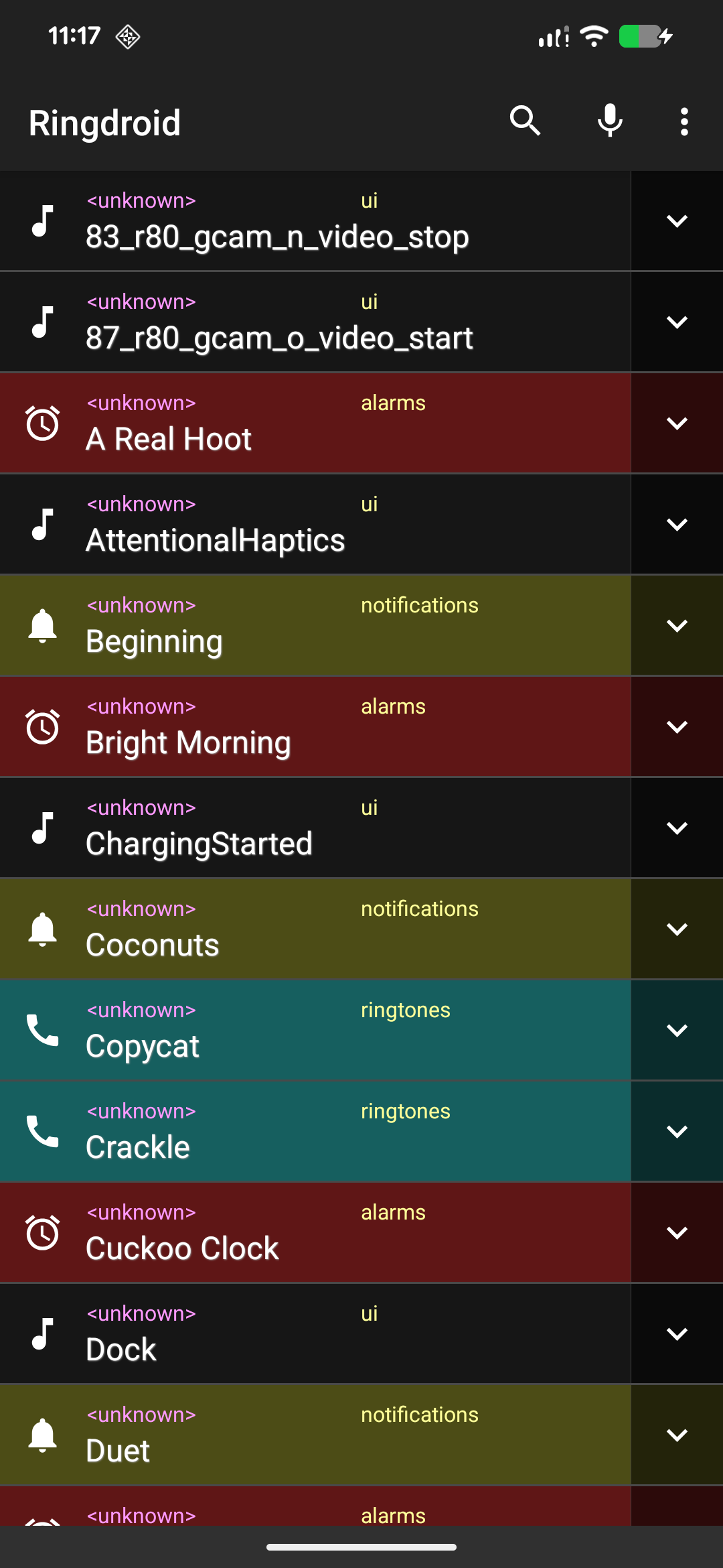 Ringdroid - Ringtone editor screenshot 2
