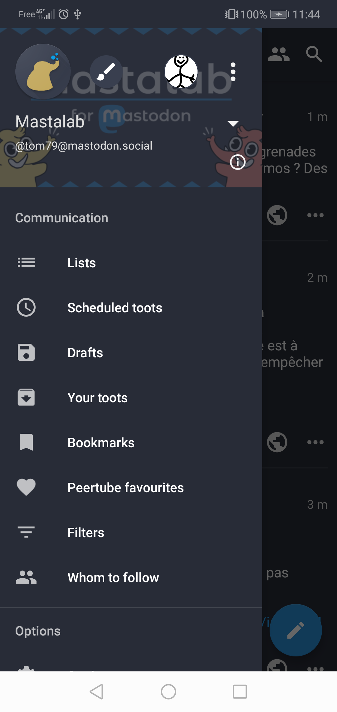 Fedilab screenshot 1