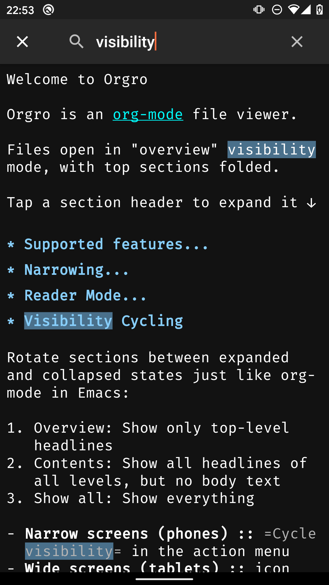 Orgro screenshot 4
