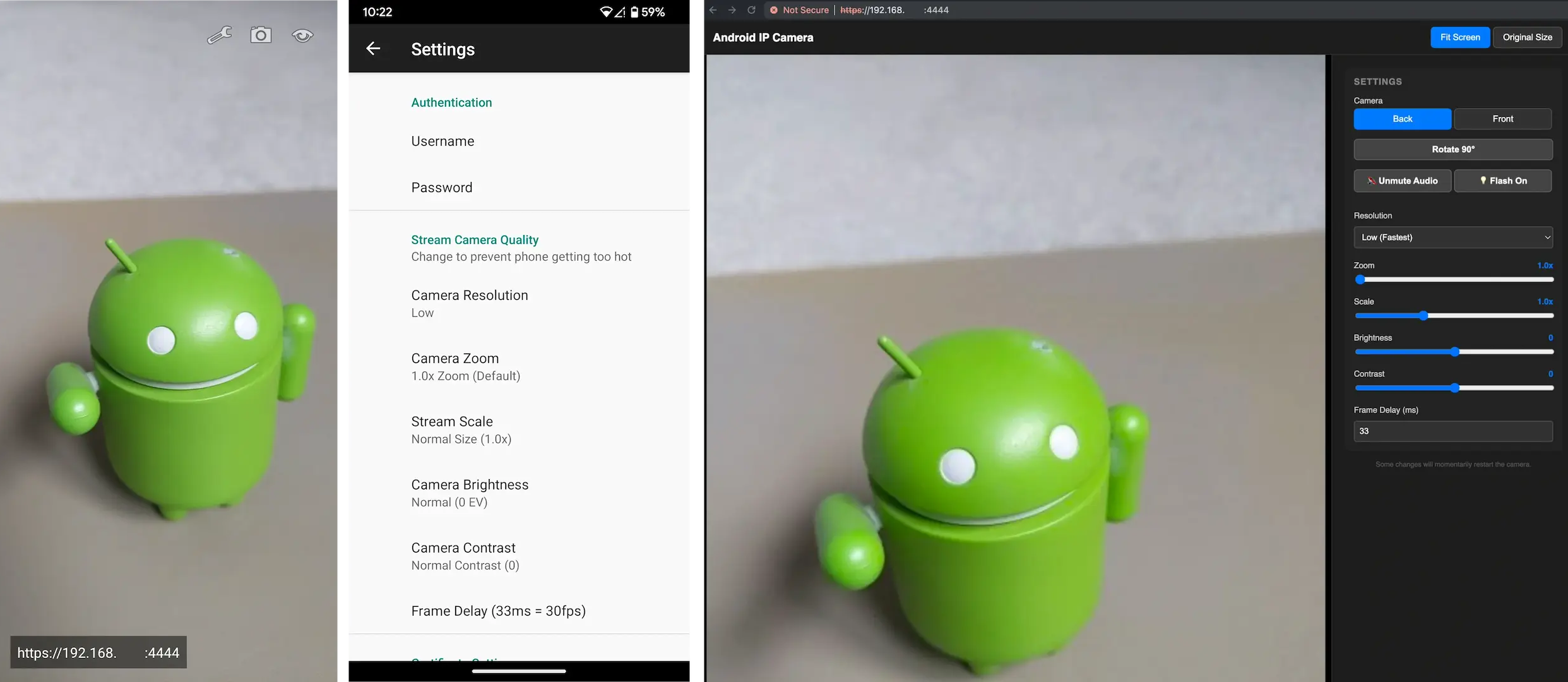 Android IP Camera screenshot 1